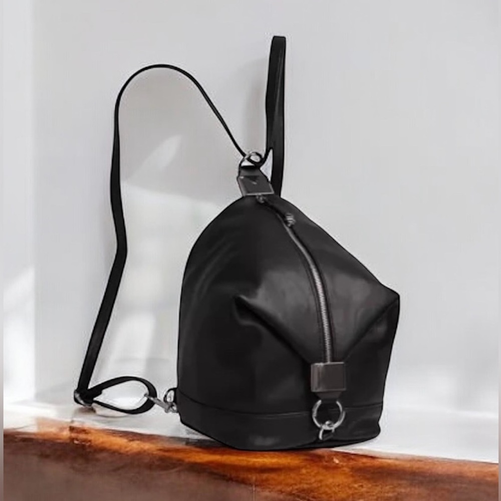 Alfani Sleek Black Backpack
